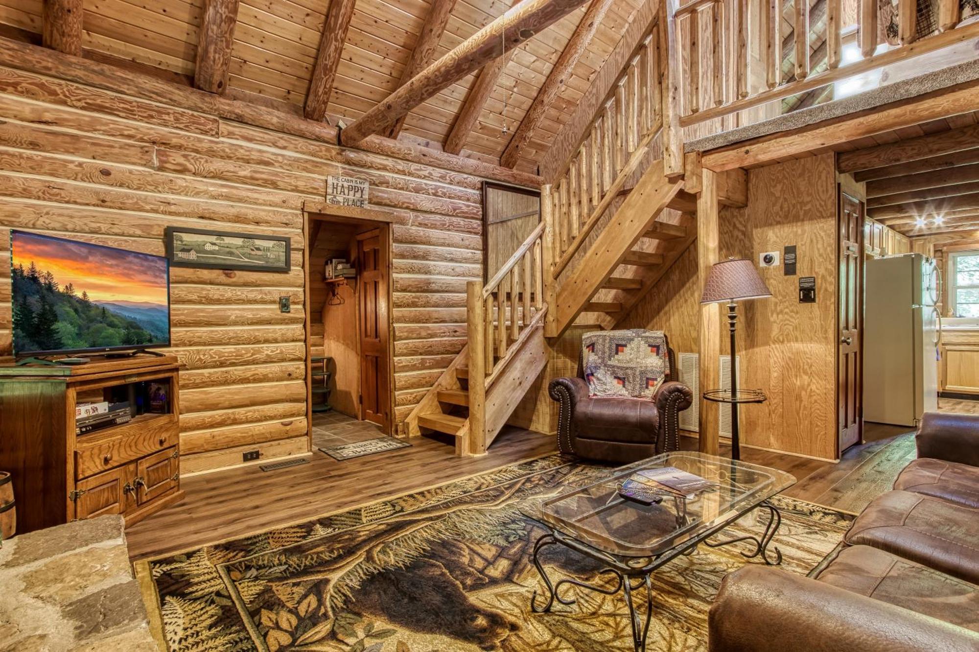 Very Private, Real Log Cabin With Hot Tub! Sevierville Εξωτερικό φωτογραφία