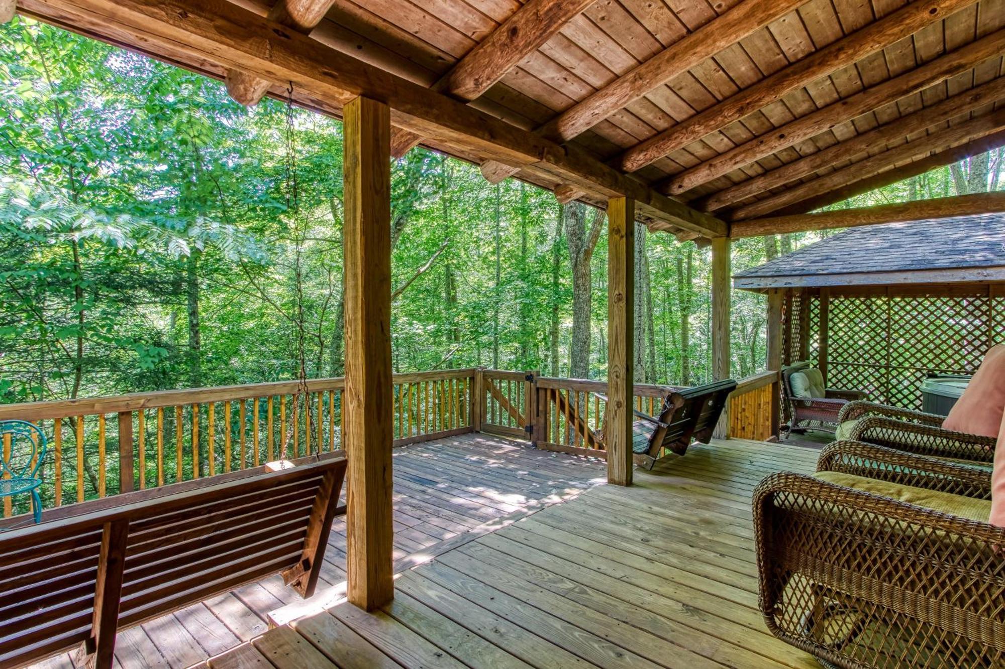 Very Private, Real Log Cabin With Hot Tub! Sevierville Εξωτερικό φωτογραφία